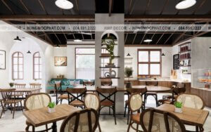HMP Decor đơn vị thiết kế những quán cà phê đẹp mắt